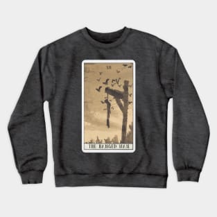 the hanged man - xii tarot card Crewneck Sweatshirt